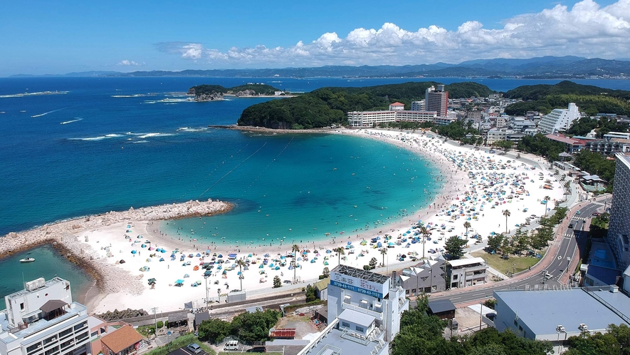 ・白良浜まで徒歩約5分！日本の快水浴場百選にもえらばれた美しいビーチです。