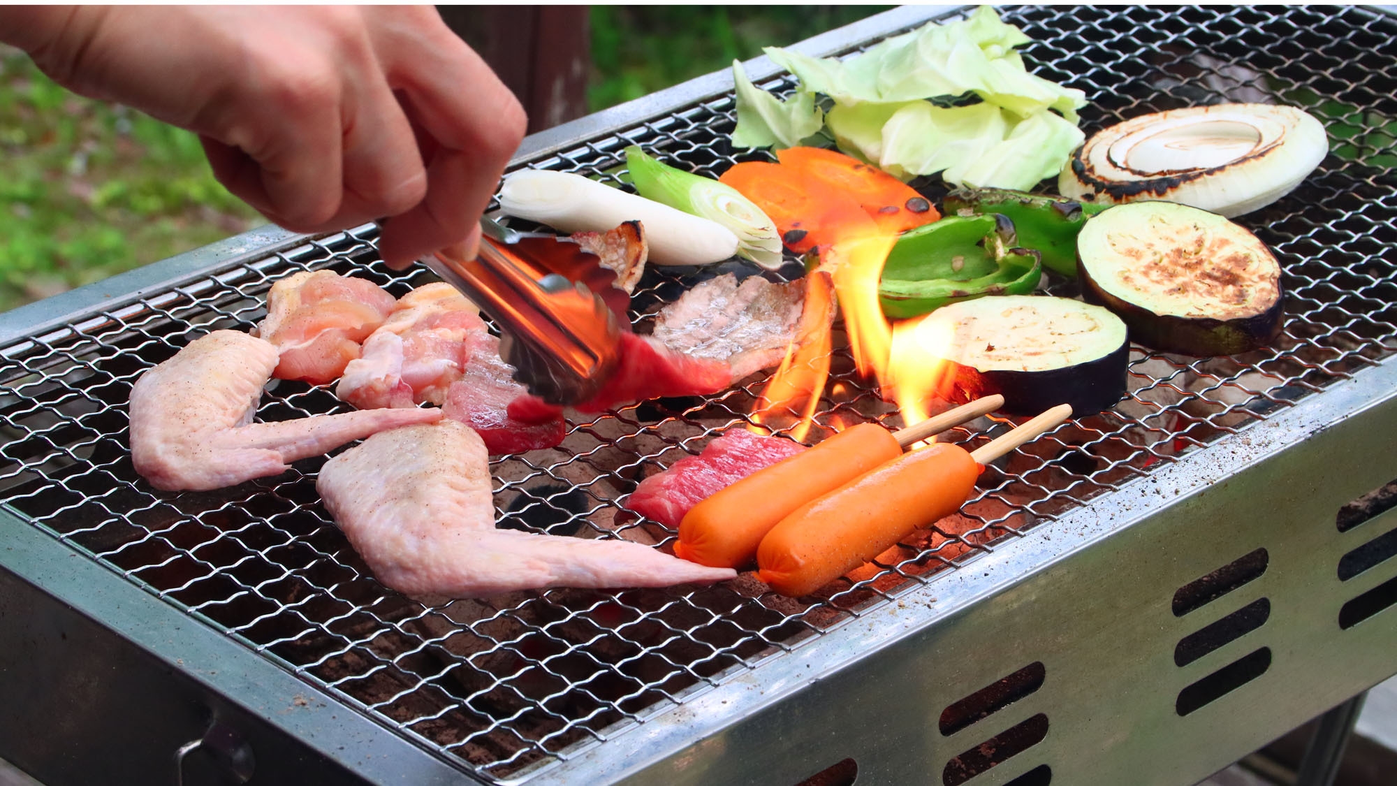 【食欲の秋・期間限定】ほくほく焼き芋体験♪＆皆でコテージバーベキュー【2食付きBBQ】