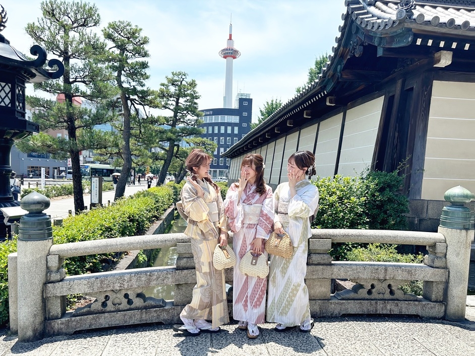 憧れの着物で京都旅を満喫！レンタル着物＆アパートメントホテル宿泊セット