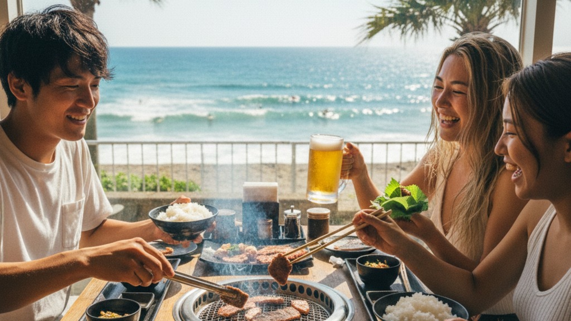 地元で愛され続ける「焼肉」、湘南に来たからには是非♪※イメージ