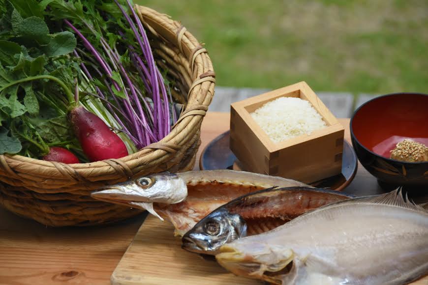 地元選りすぐりの食材です（季節に応じて変動があります）