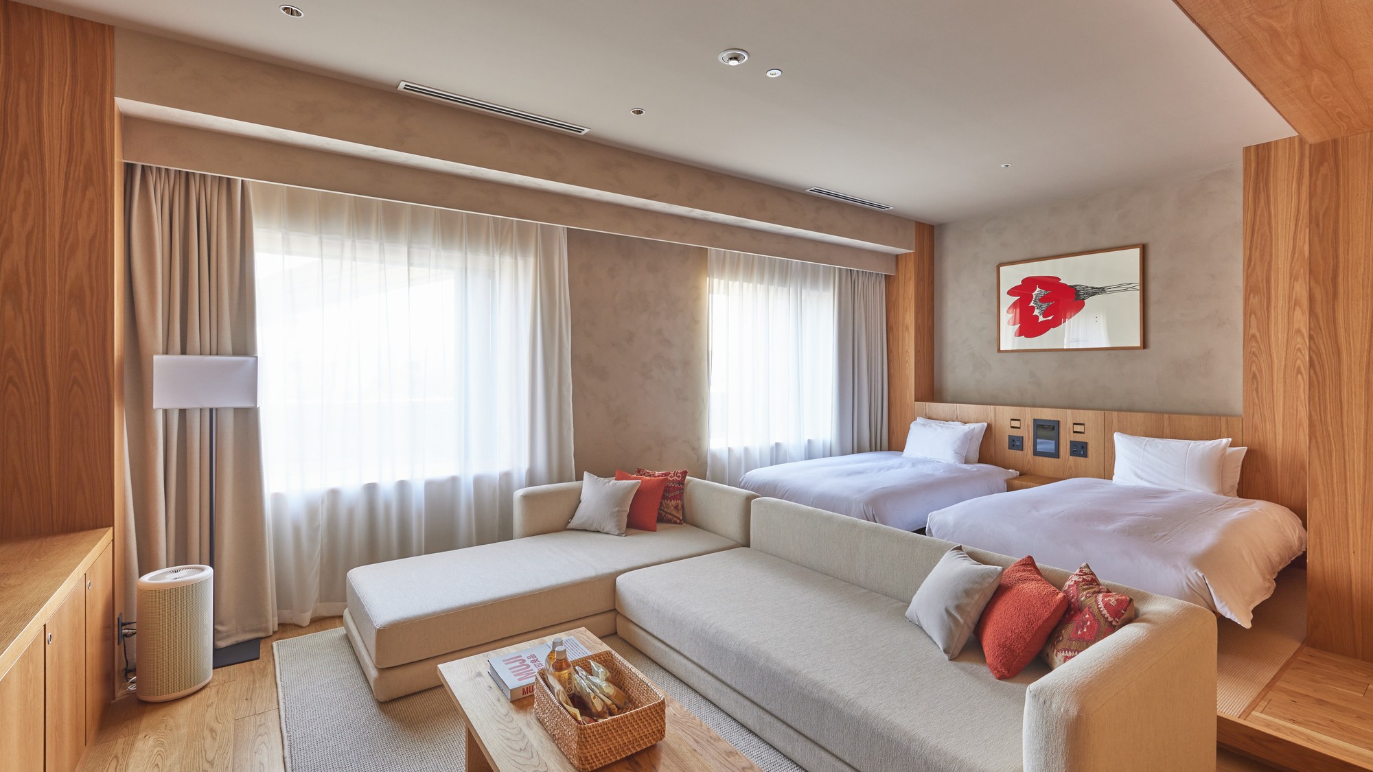 MUJI room type A（客室全体）