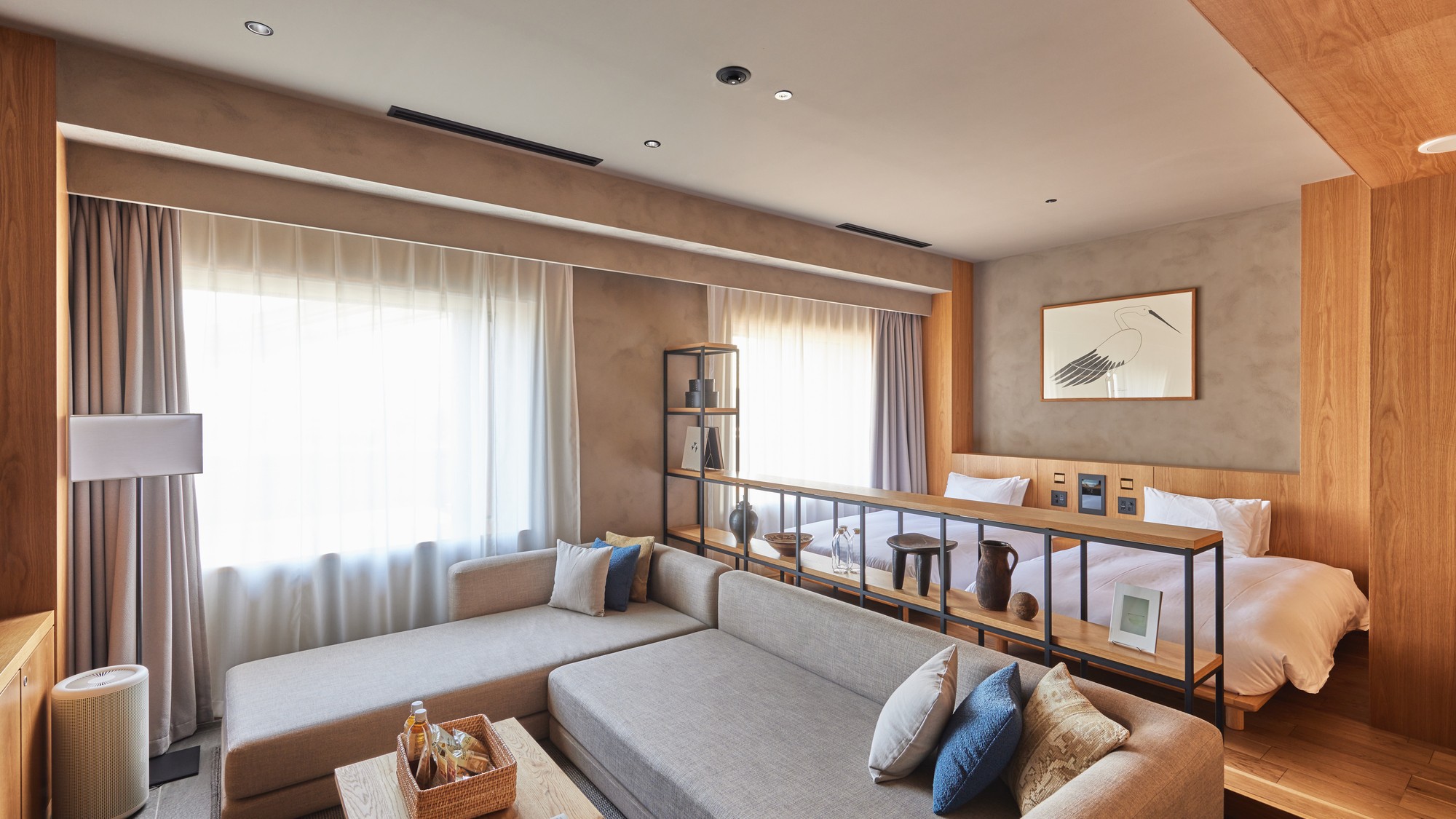 MUJI room type B（客室全体）