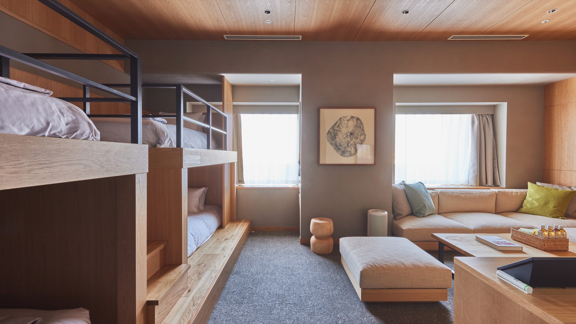 MUJI room type C（客室全体）