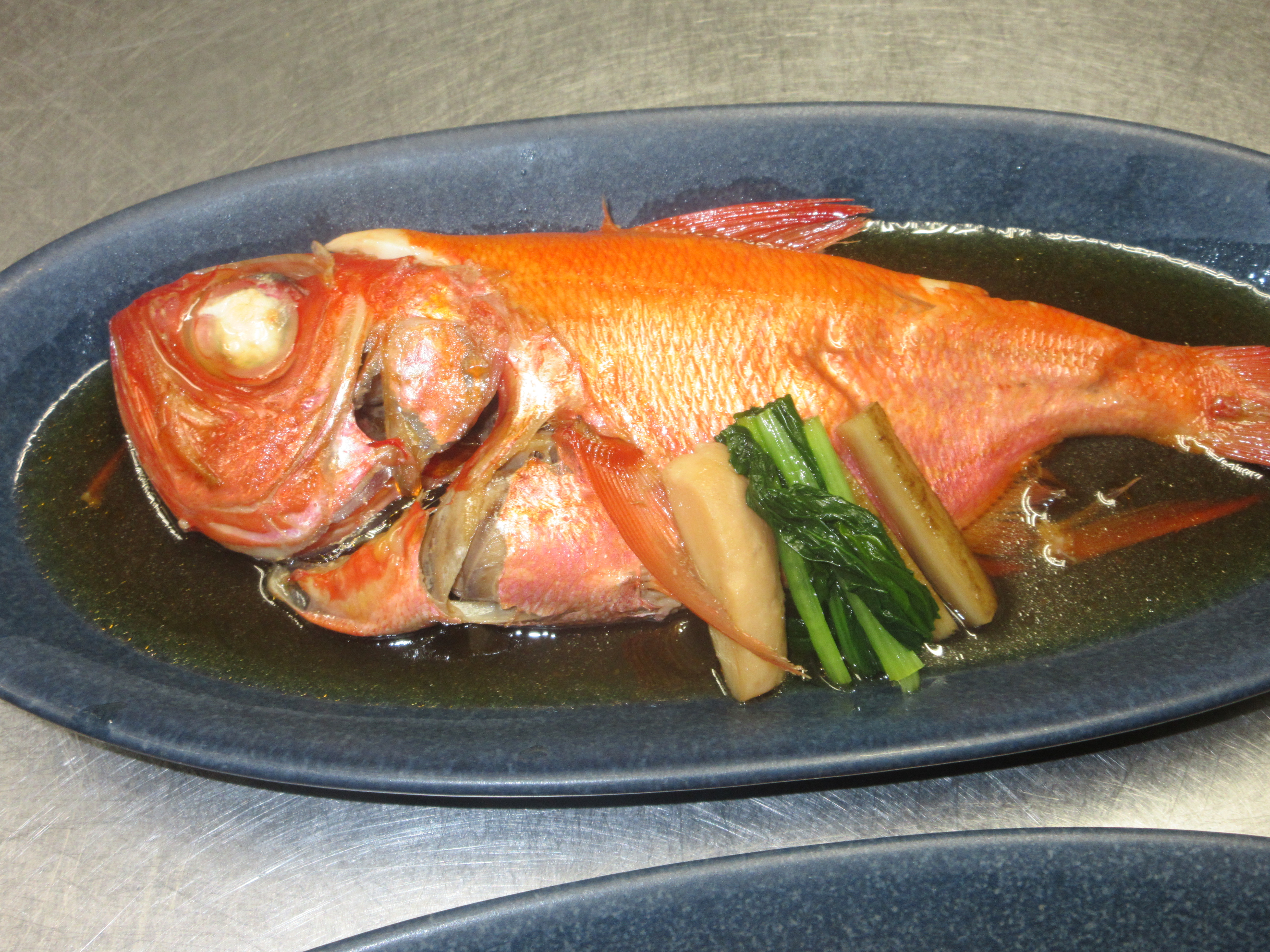 金目鯛の姿の煮付け