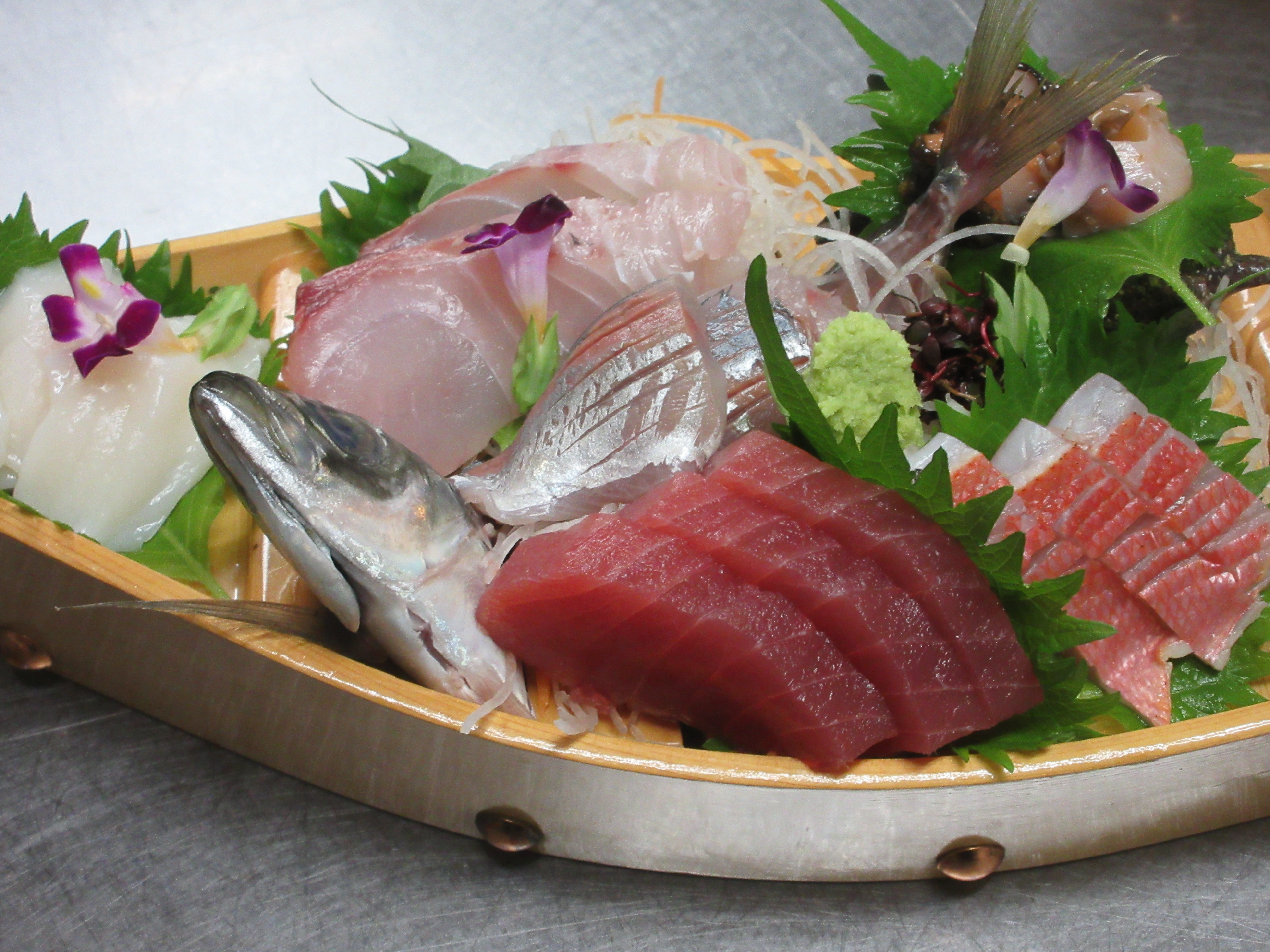 刺身舟盛り