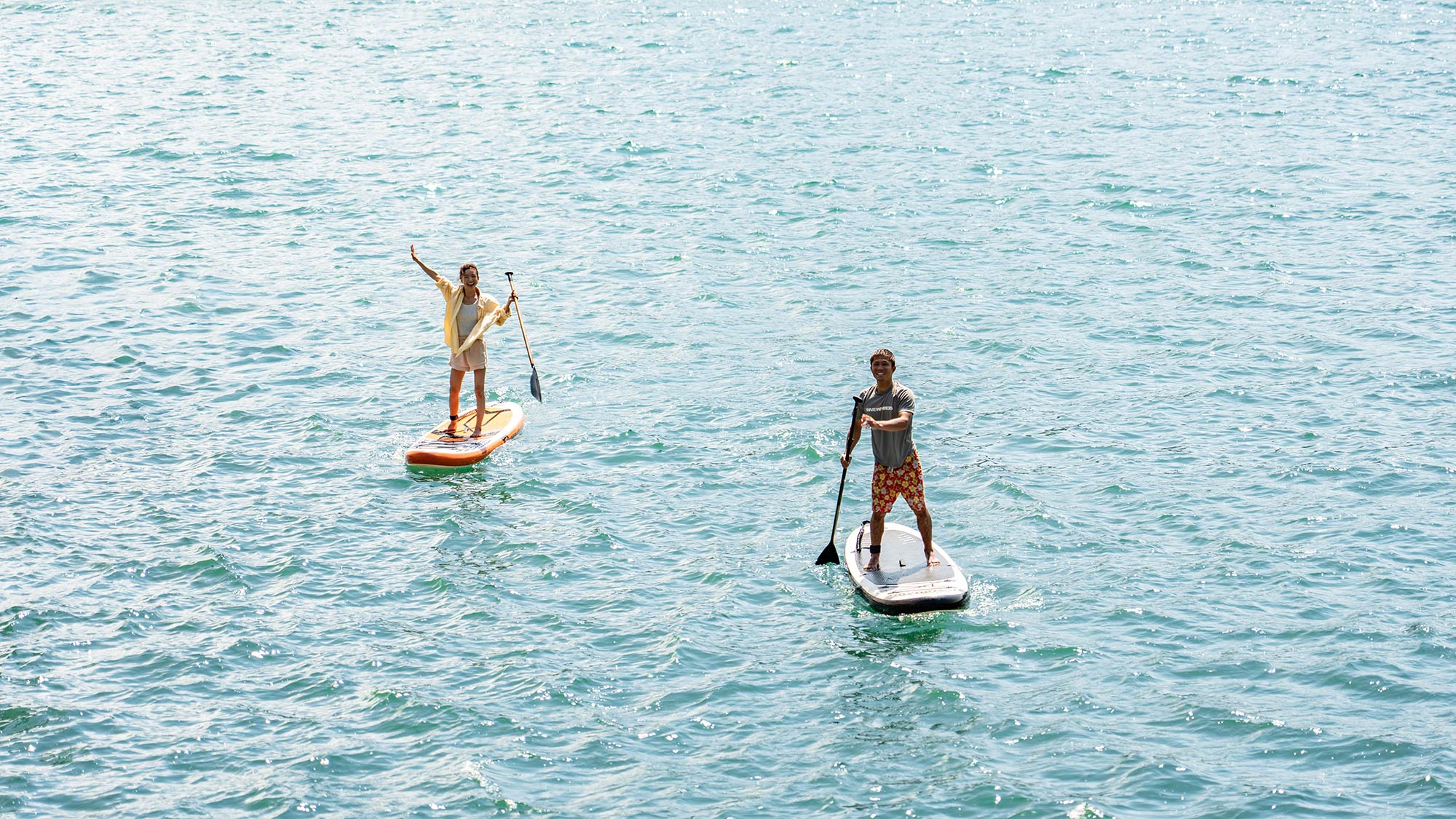 ・【SUP】穏やかな波に揺られ、心繋がる海上デート