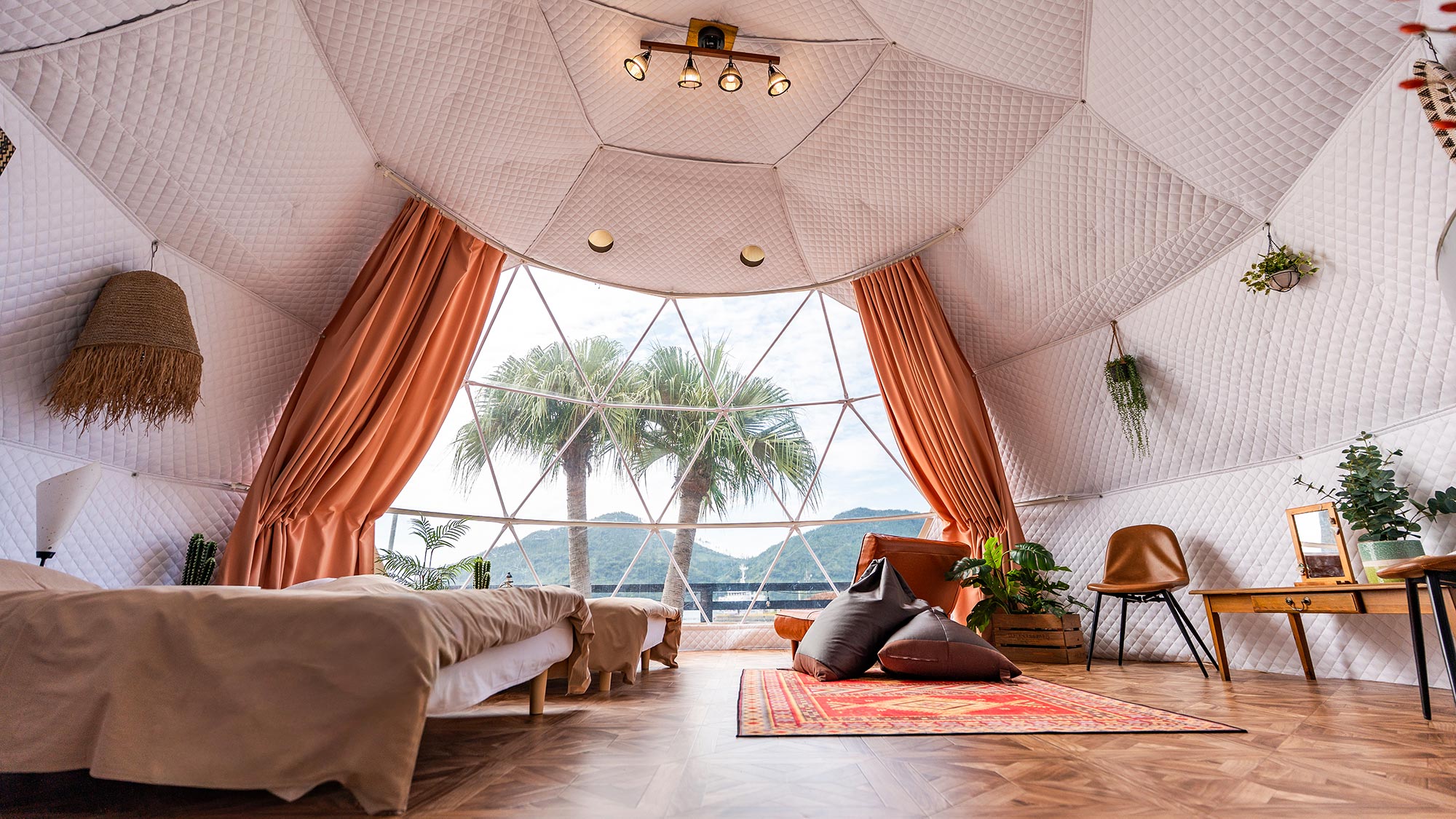 ・【ドームテント・マセイオ】雄大な自然と贅沢なひとときを過ごす。そんな非日常をご堪能ください