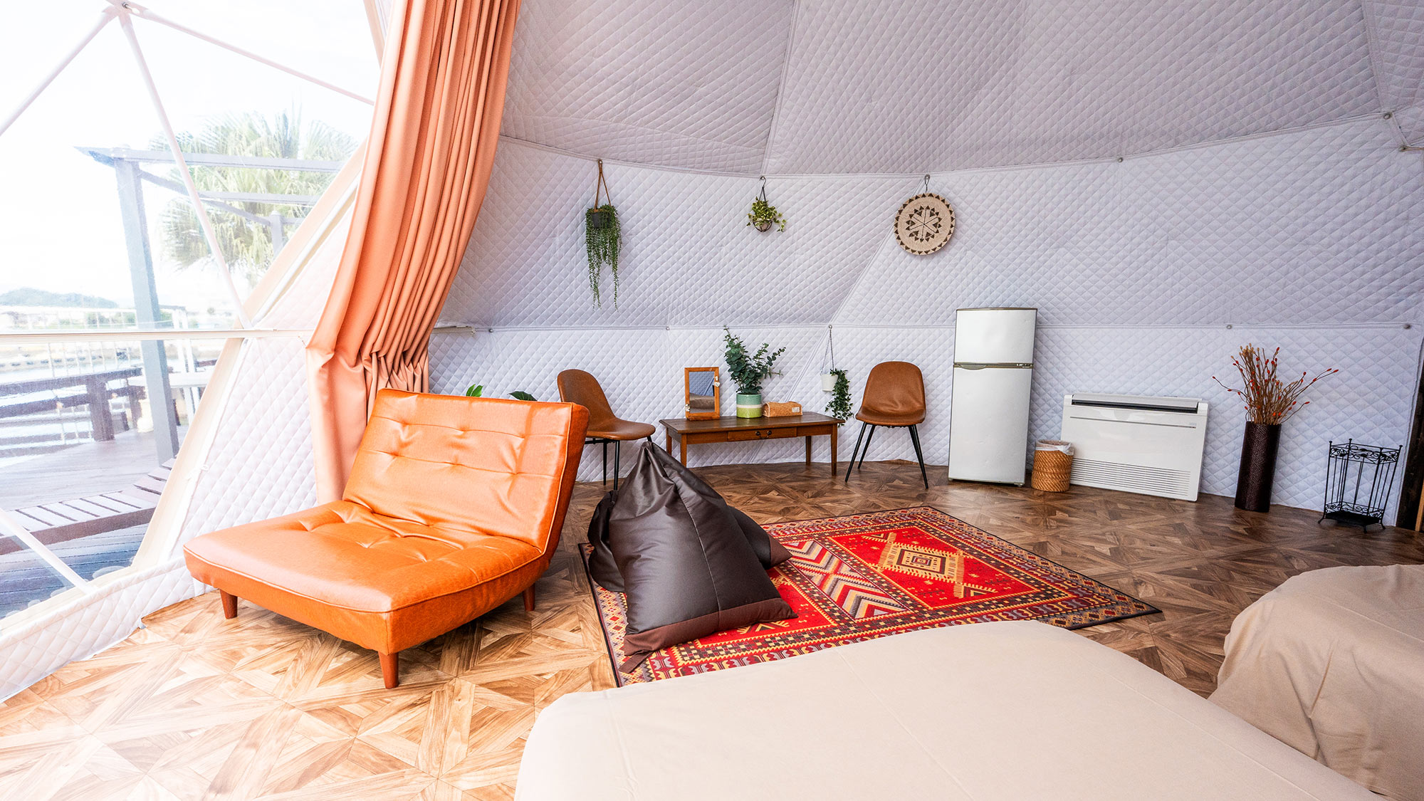 ・【ドームテント・マセイオ】海を見渡せば潮騒が耳に優しく響く、まるで特別なプライベートハーバーです