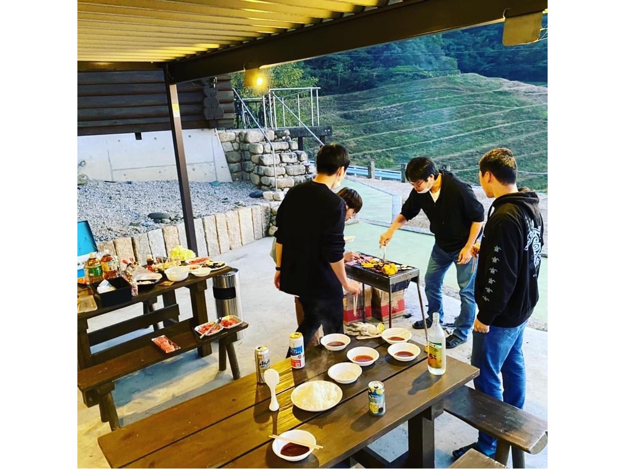 BBQ場