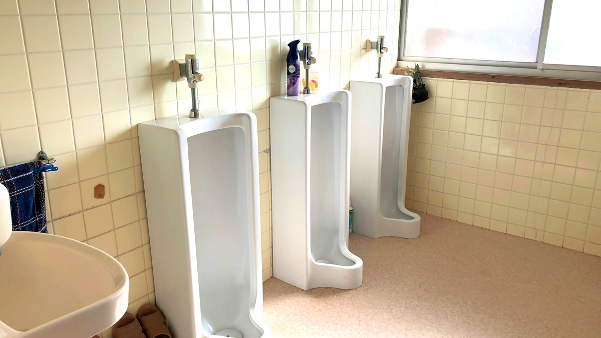 【施設】男性用のトイレも完備しております。