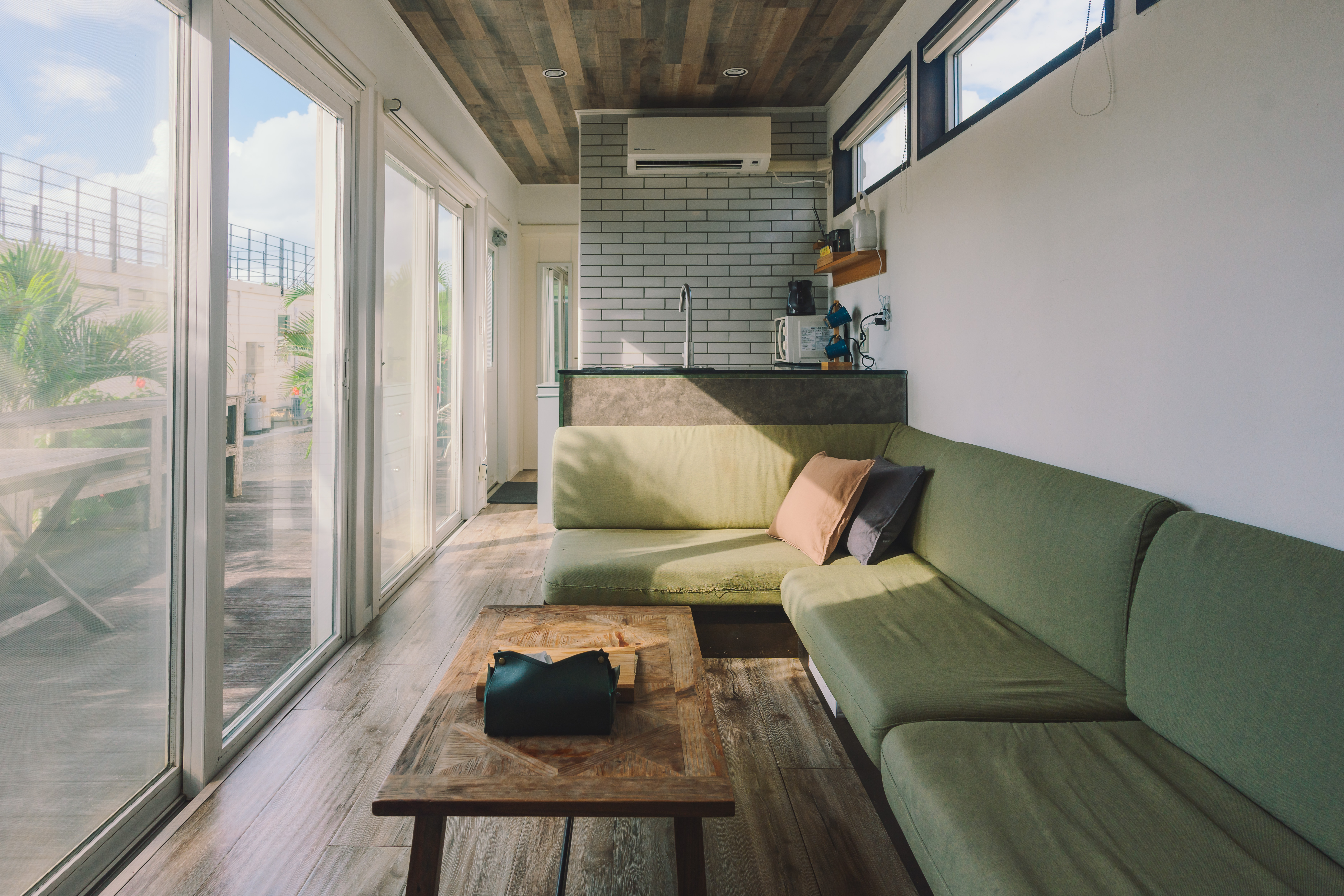 【4 bed cabin】キャビンの中からも自然を感じられる