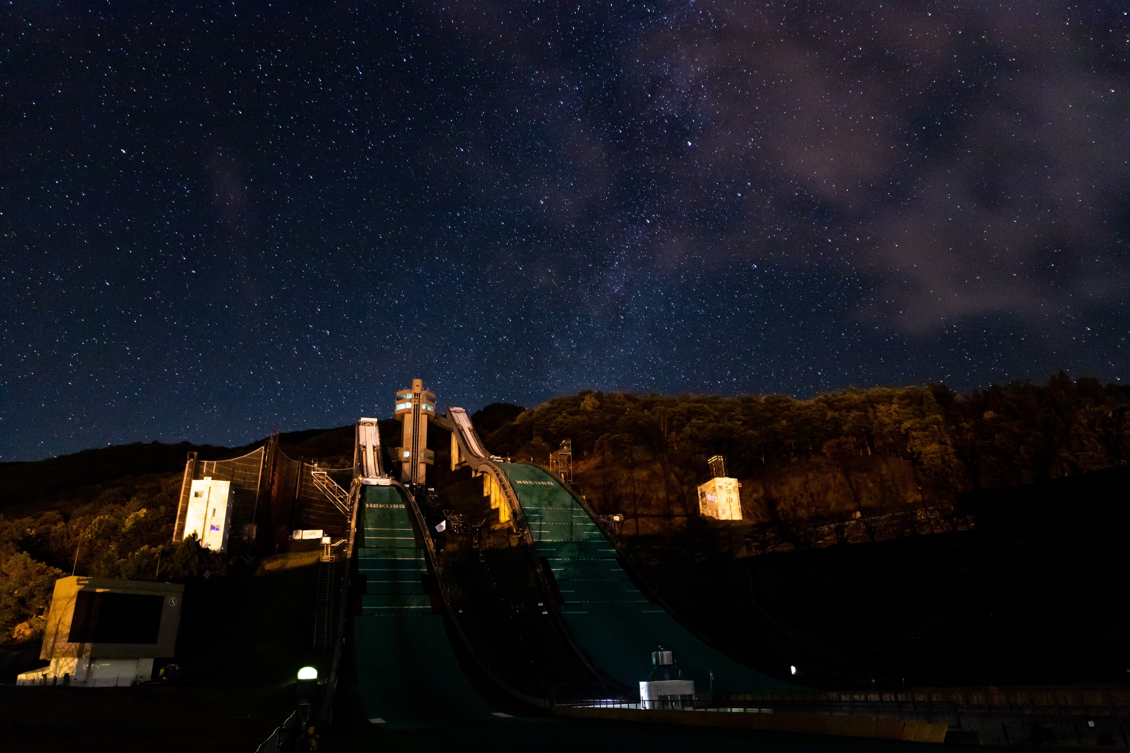 スキージャンプ台