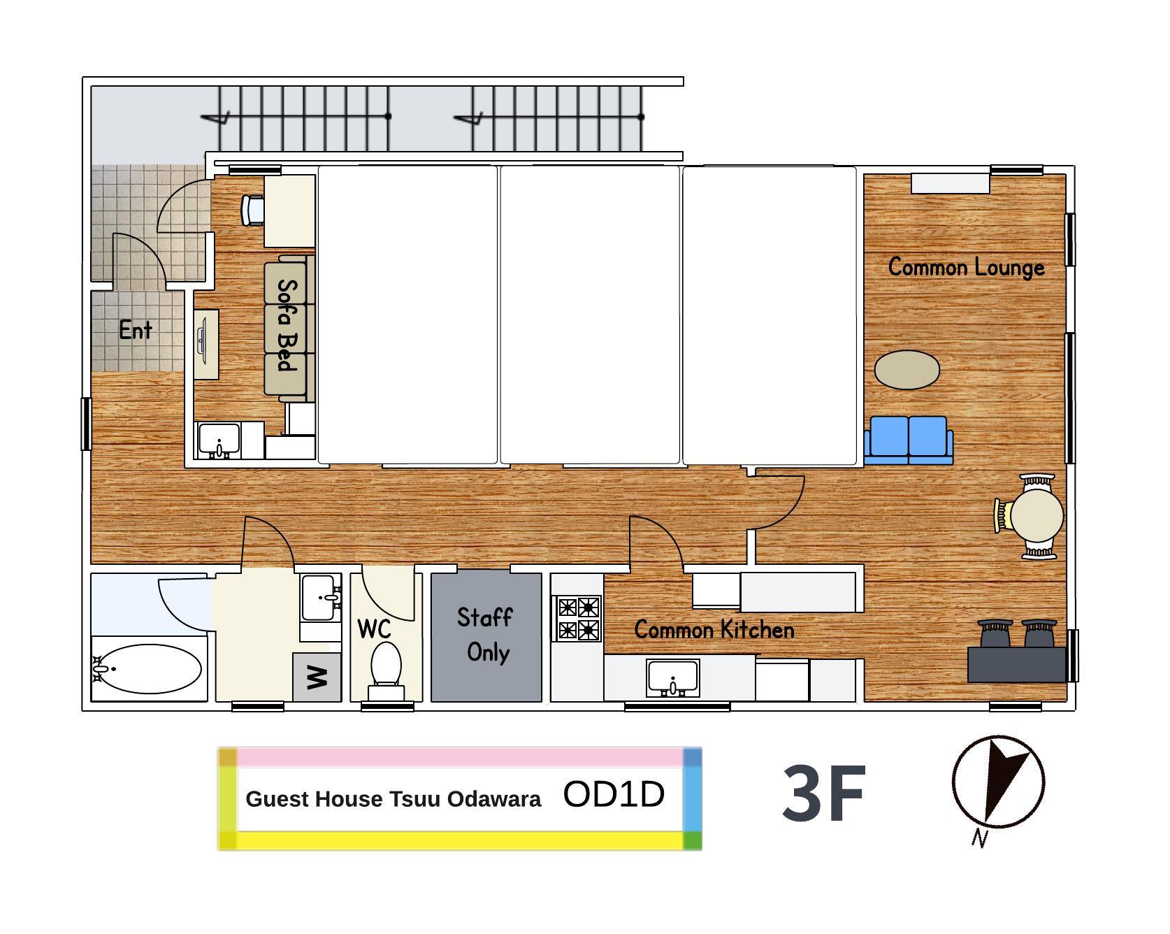 Room D フロアプラン