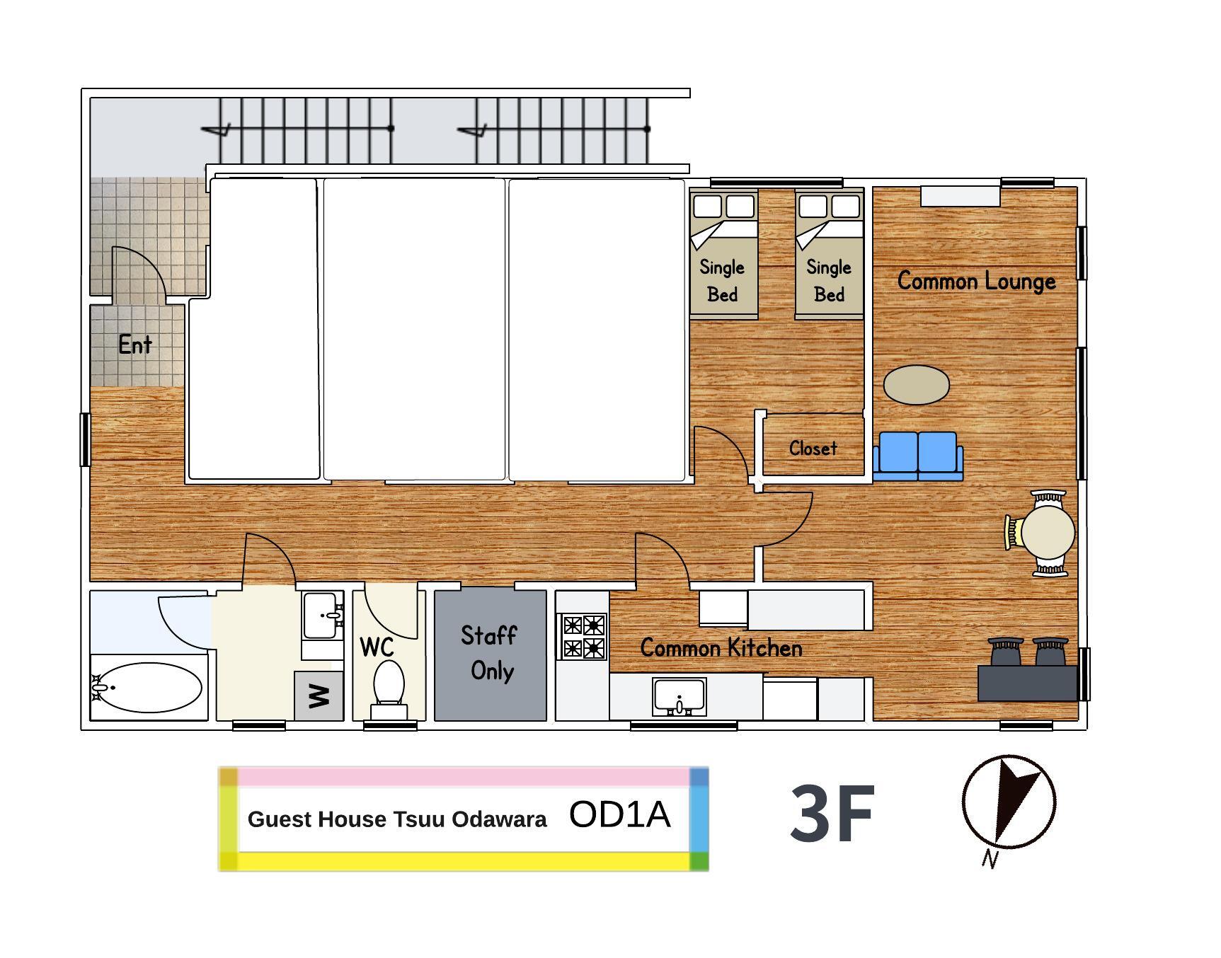 Room A フロアプラン