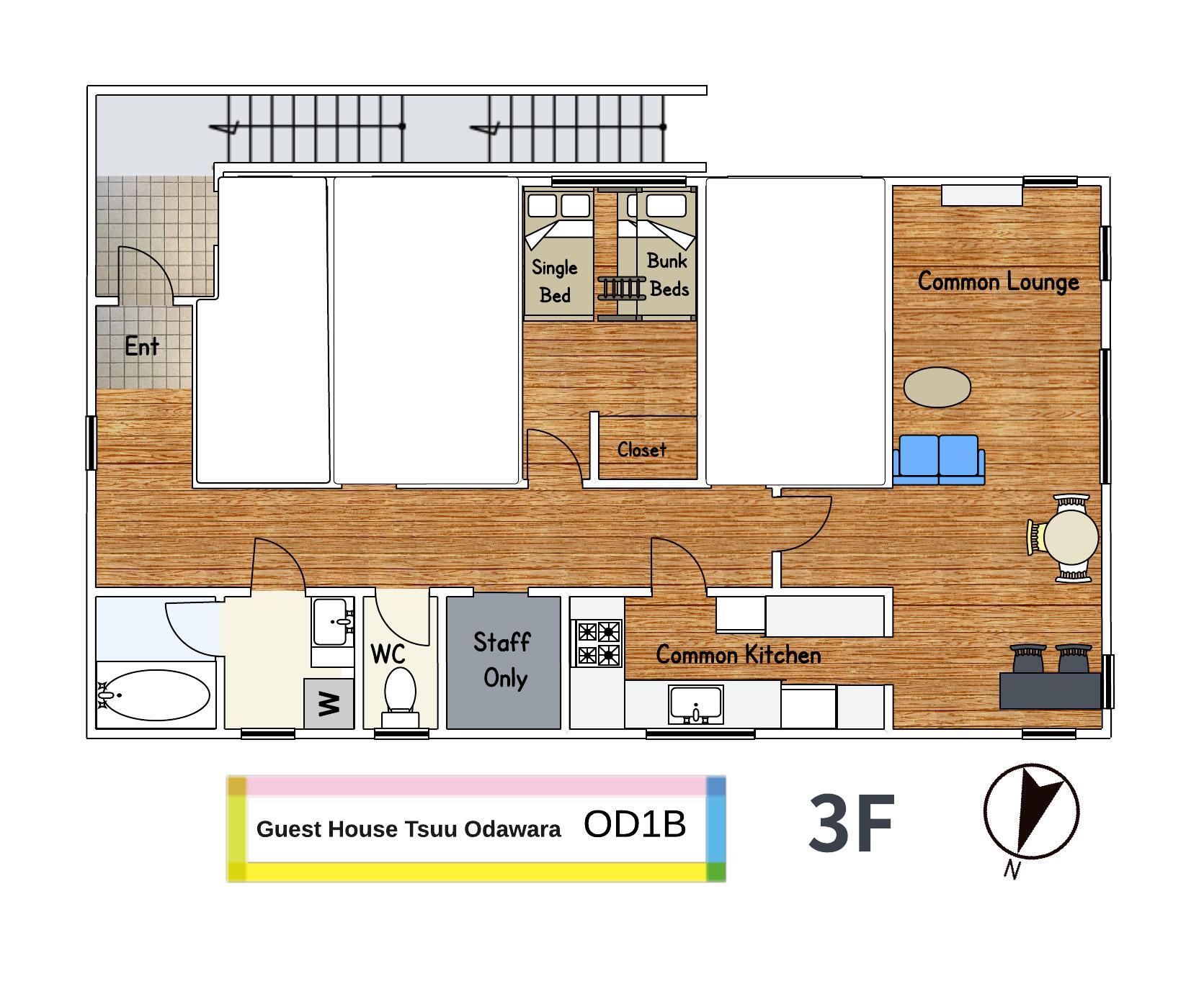 Room B フロアプラン