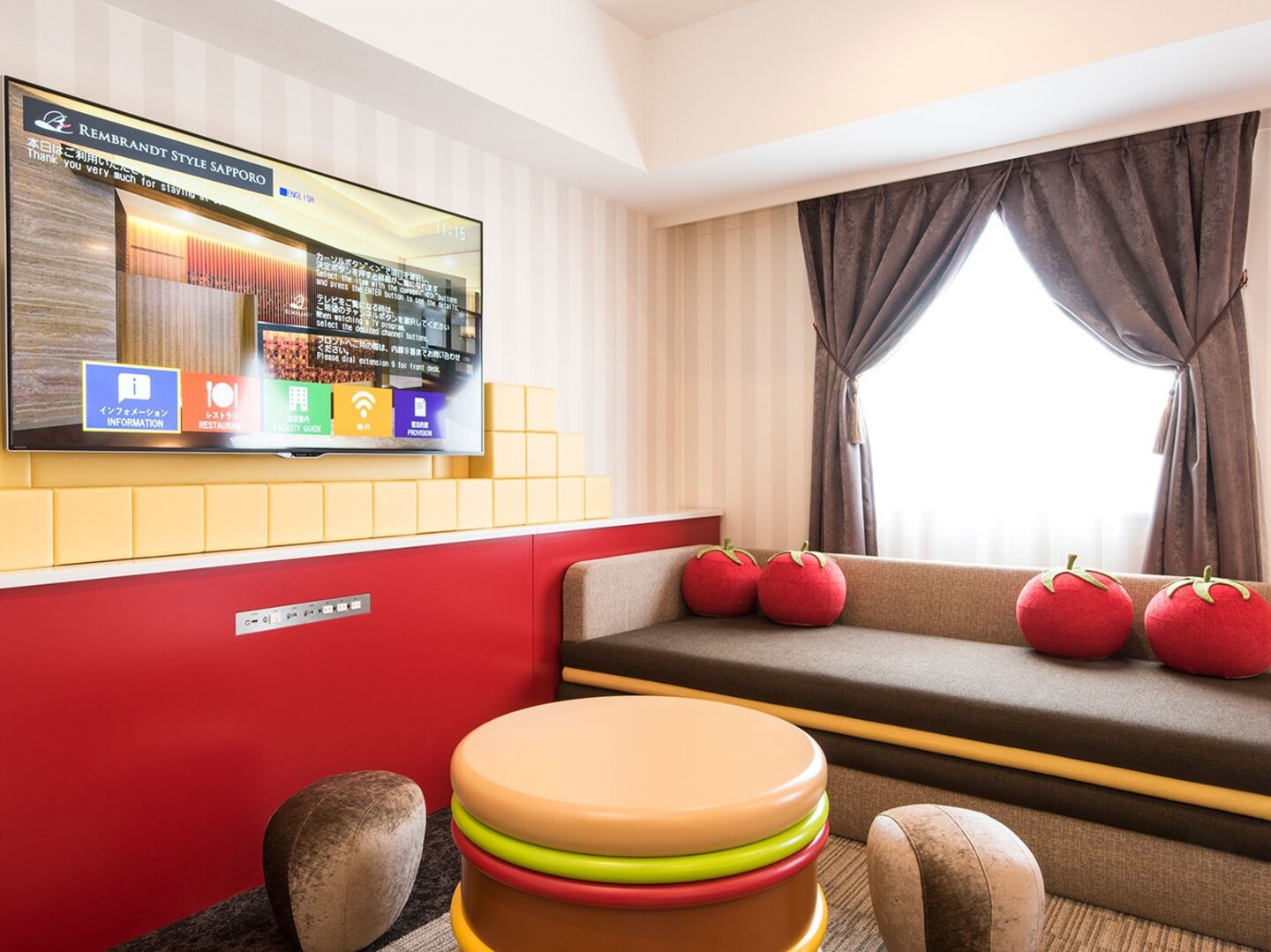 レンブラントスタイル札幌 【DOMDOMハンバーガールーム】楽しい