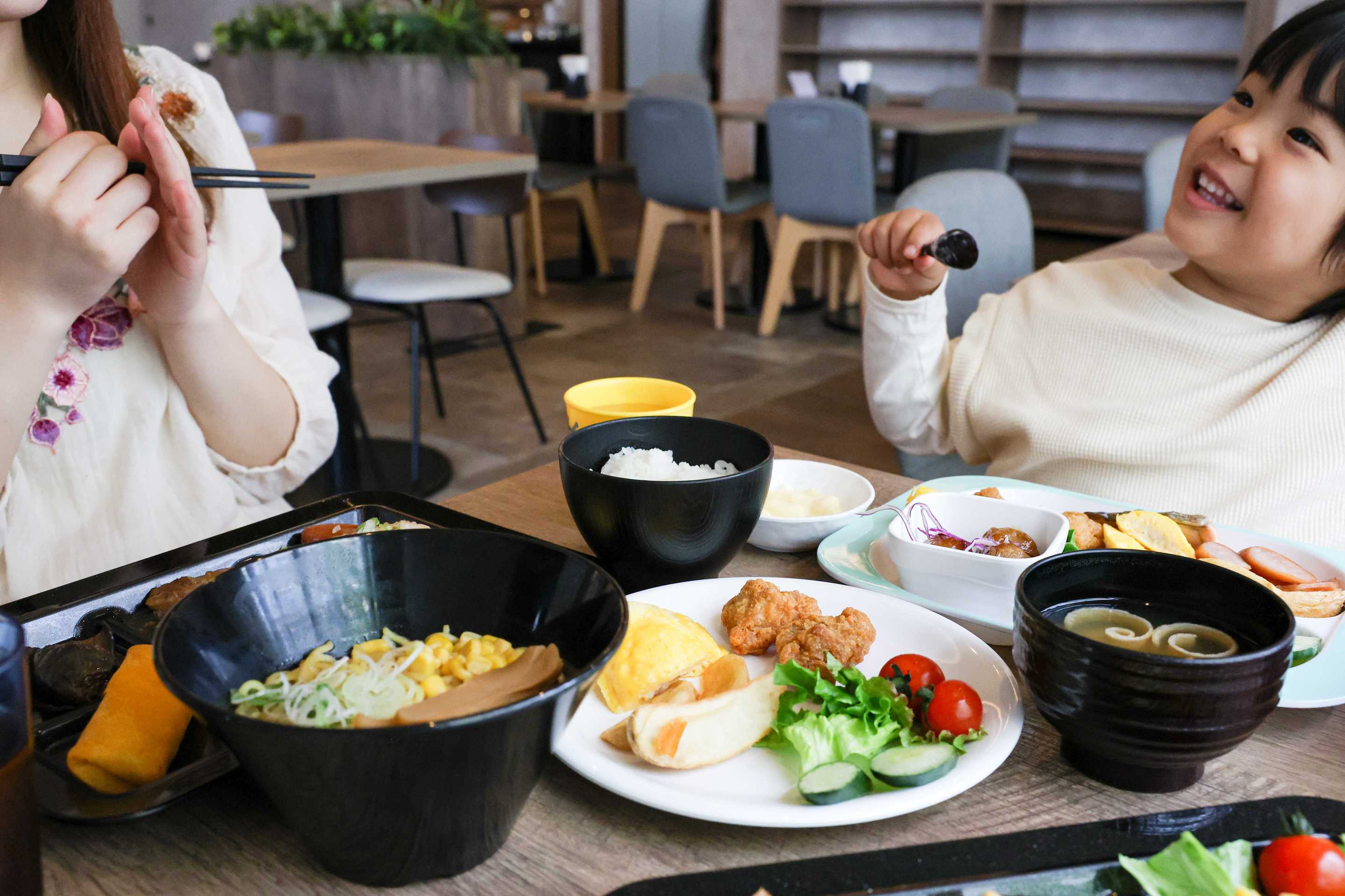 お子様も満足な朝食