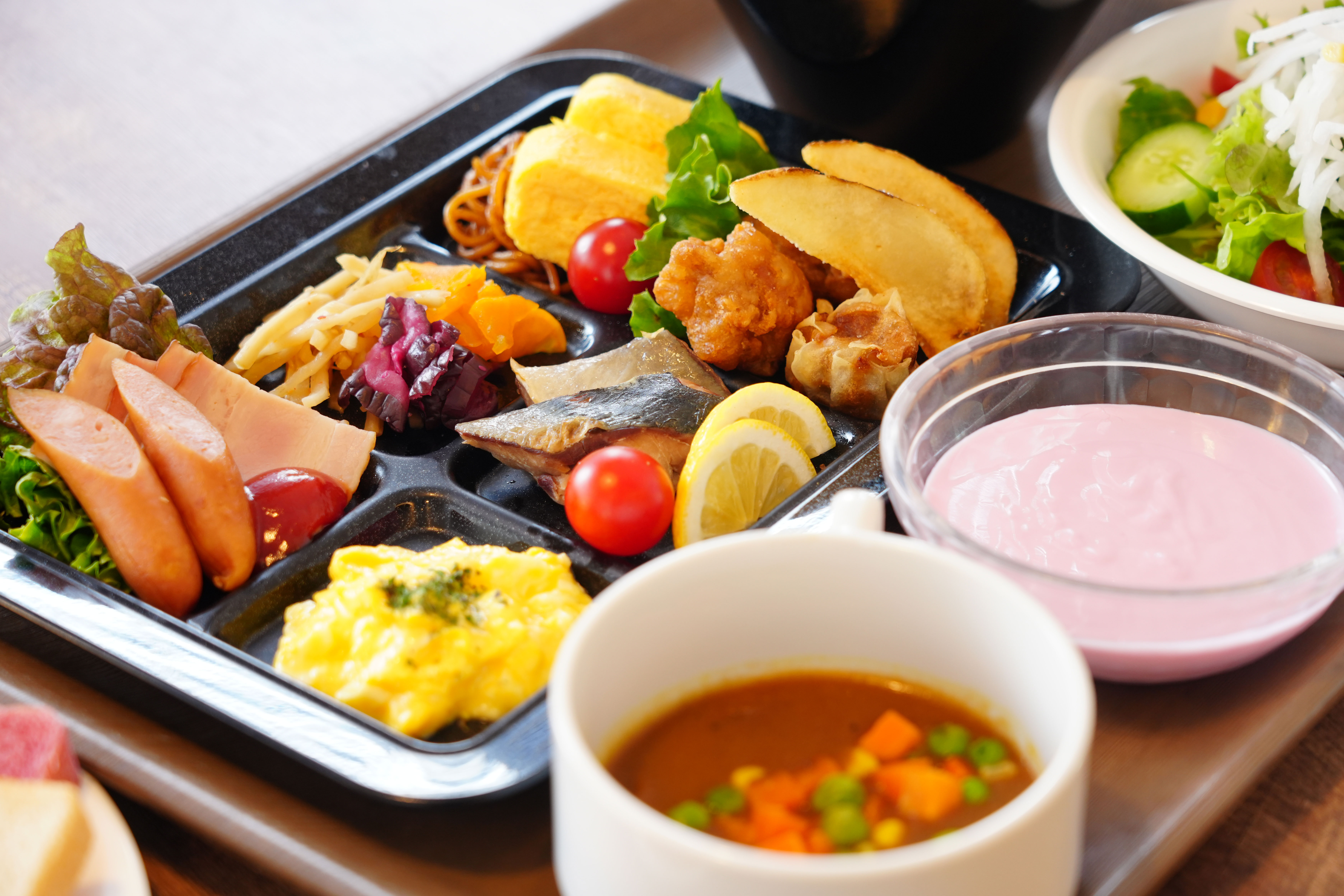 朝食ブッフェ①