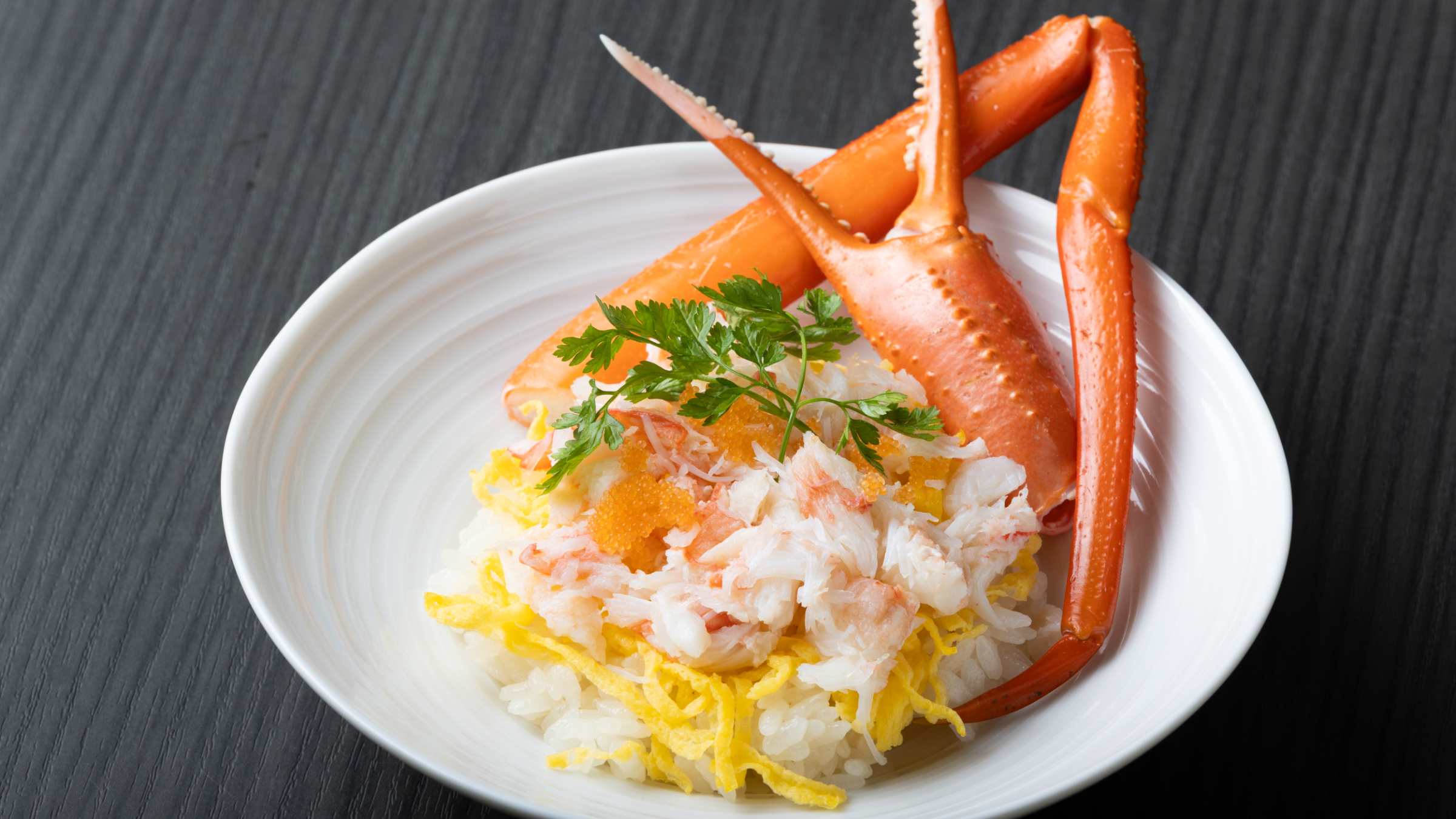 紅ズワイガニのちらし寿司