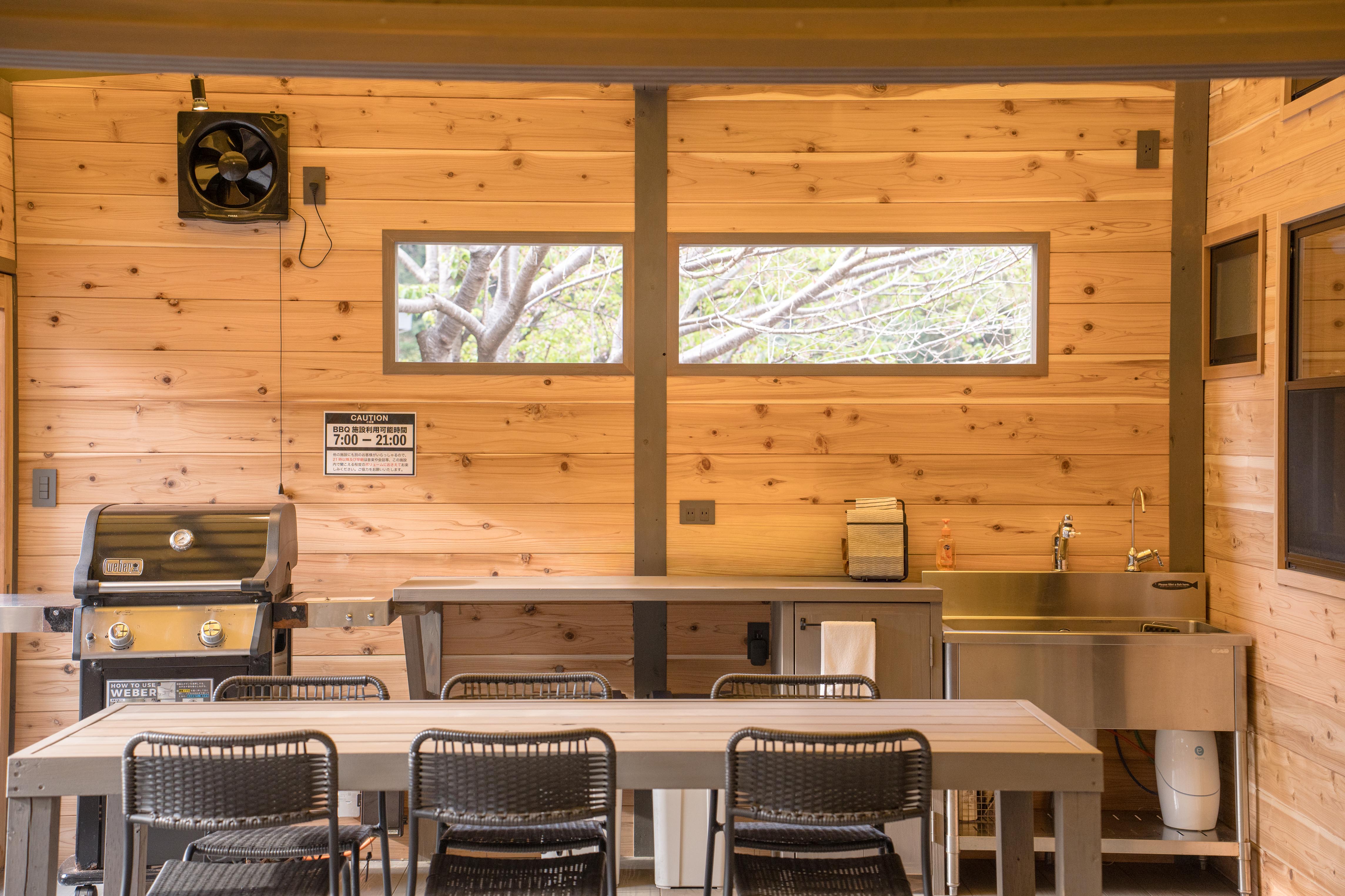 THE SEA BBQエリア