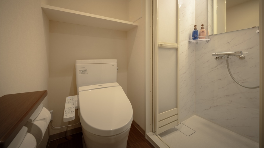 ◆客室【トイレ＆シャワーブース（一例）】