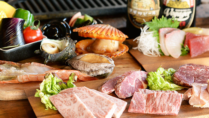 炭火グリルBBQディナー（イメージ）