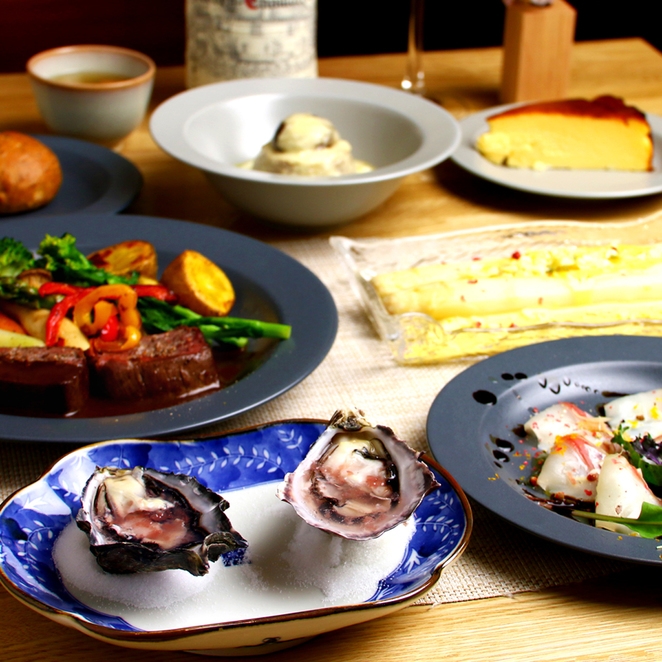 【夕食・朝食付】★オーナーこだわりのフレンチディナー★（メイン2品）Bコース