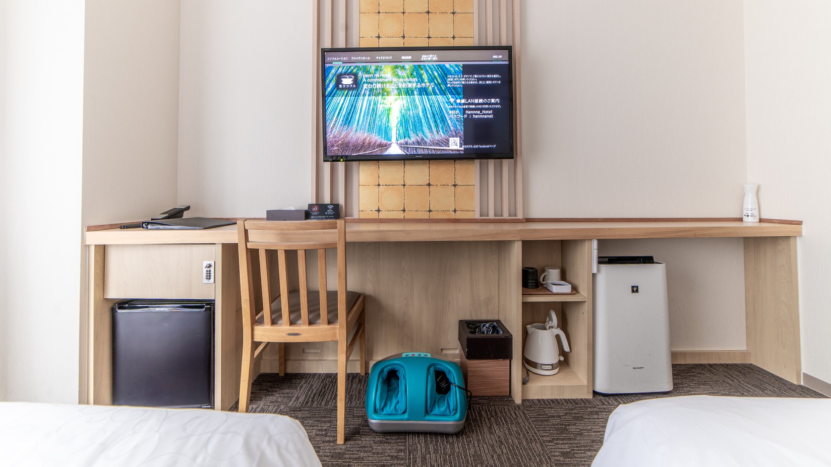  ファイテンツイン　テーブル側