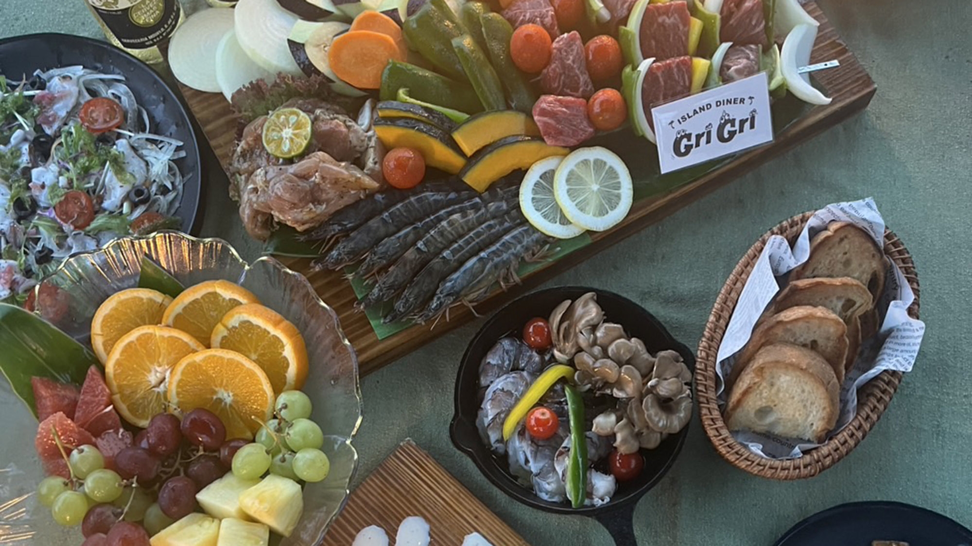 【GriGri島BBQプラン】奄美の大自然と食材を堪能しよう！