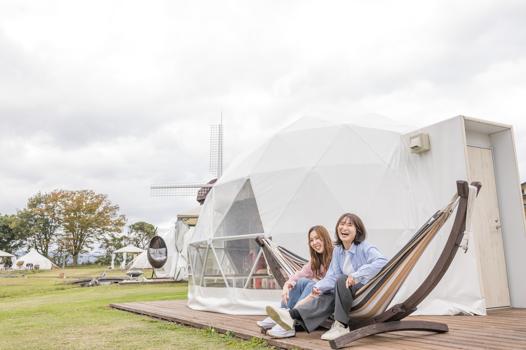 【ドームテント】時を忘れて大地を感じるGlamping Resoert ２食付きステイ