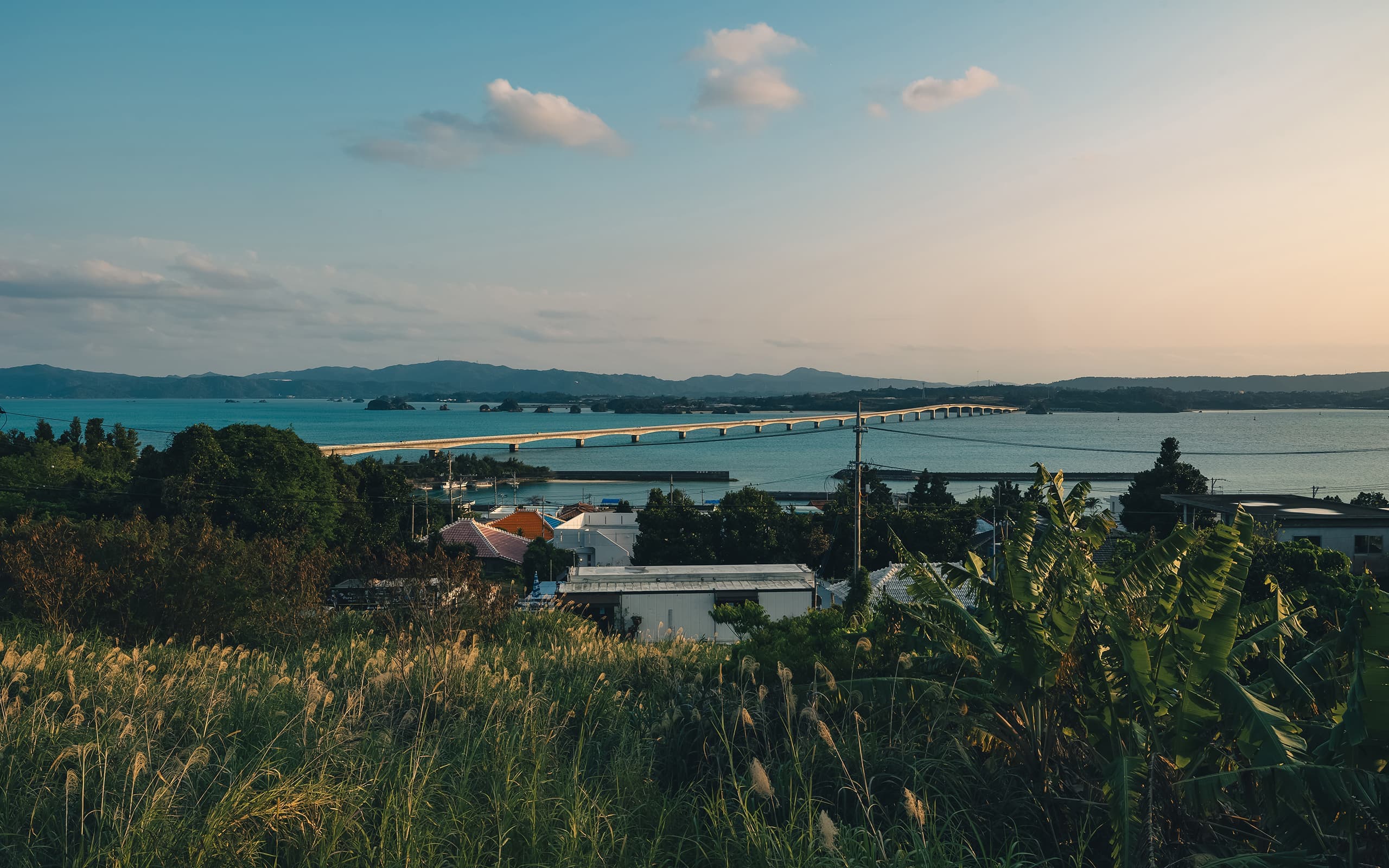 お部屋からの古宇利大橋