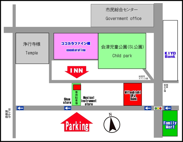Parking map information map