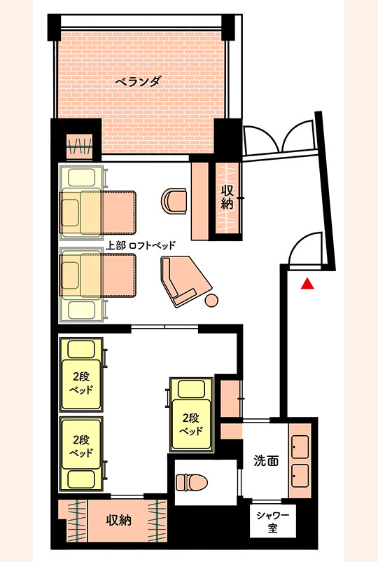 スタンダードD_部屋マップ