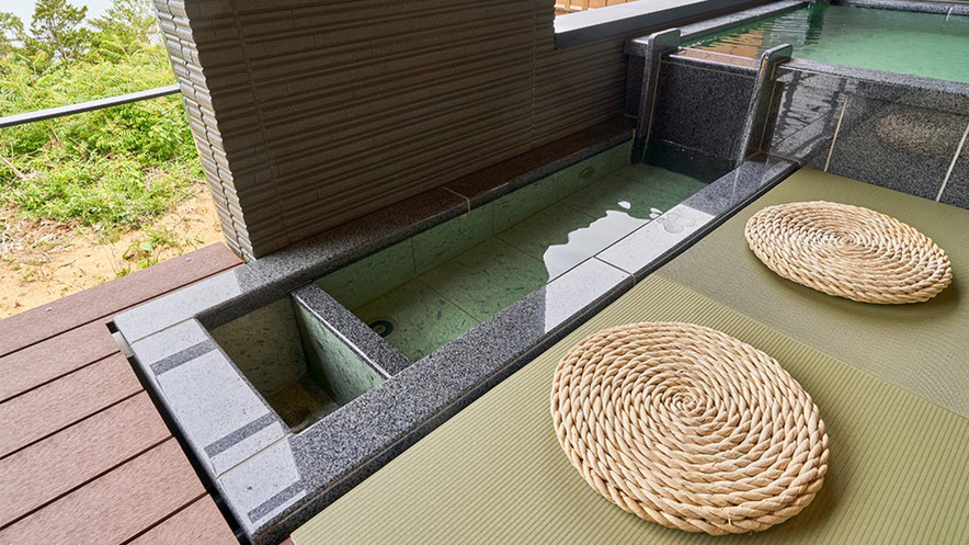 【縹／千草】足湯