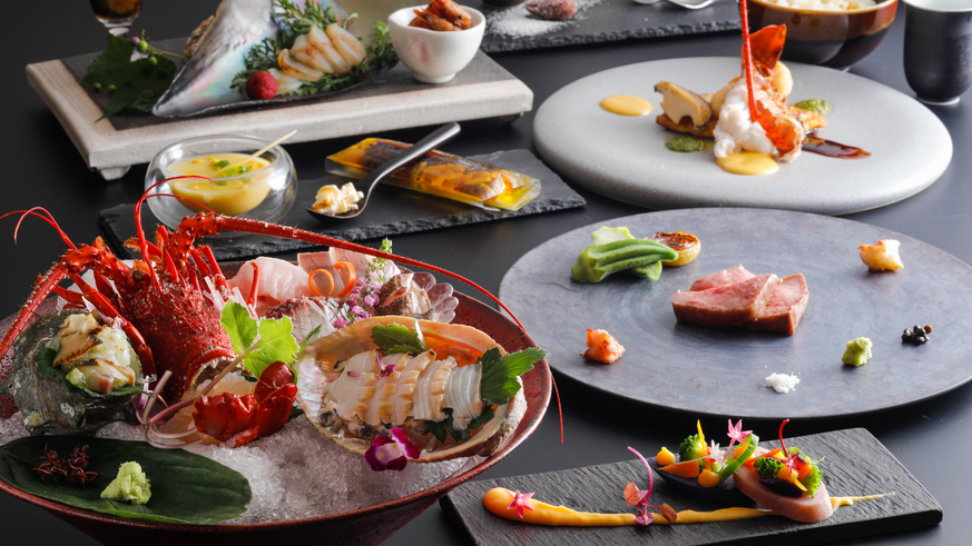 【オールインクルーシブ】1泊2食付【優雅】《個室ダイニング食・オーシャンビュー露天風呂付》満喫の刻