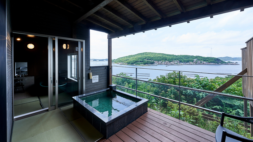 【群青／天色】露天風呂