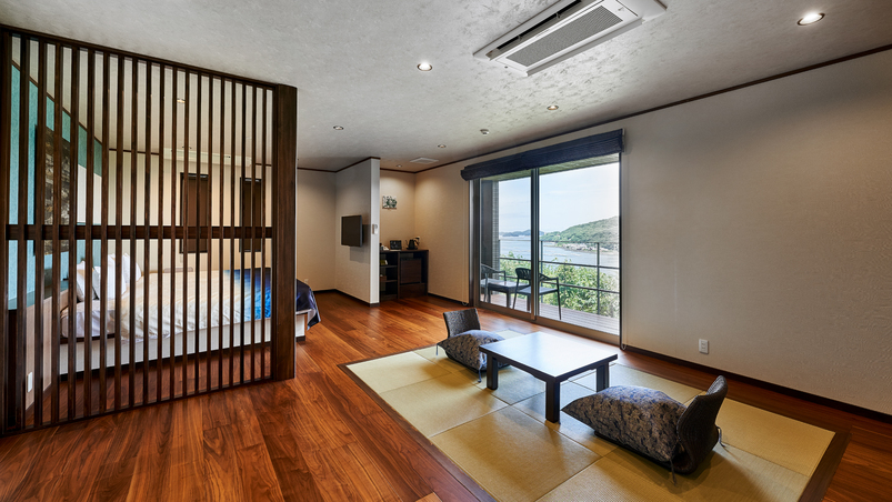 錆浅葱（Sabiasagi)‐内風呂・露天風呂付き離れ客室‐