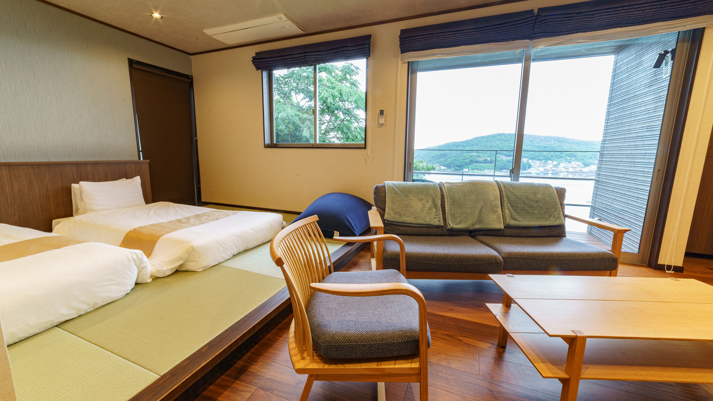 【白藍】リビング・ベッド