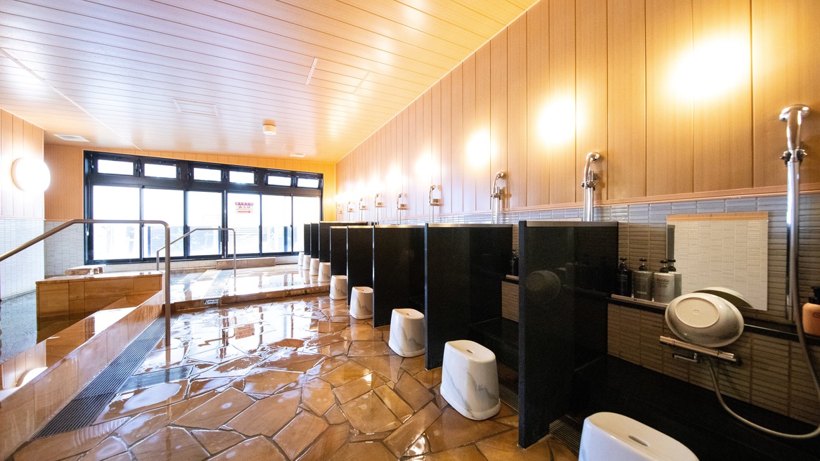 ★2024年10月改装完了★掛け流し温泉　大浴場＜女湯＞