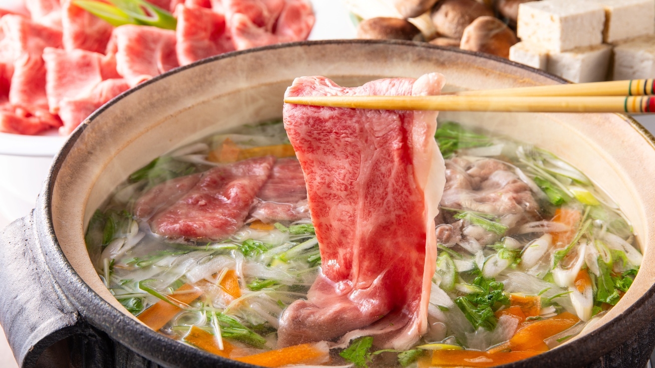 【期間限定】大分が誇る霜降りおおいた和牛の「極上しゃぶしゃぶ付」◇おおいた和牛ステーキの食べ飲み放題