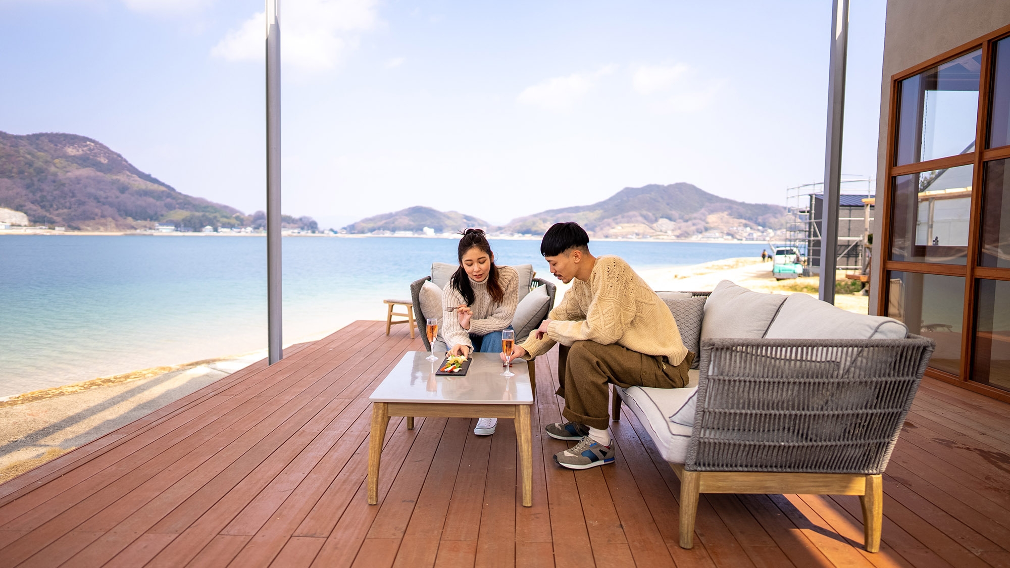 【秋冬SALE】素泊りプラン 慌ただしい日常を離れて多島美を楽しむ一棟貸し【VIENA宿泊】