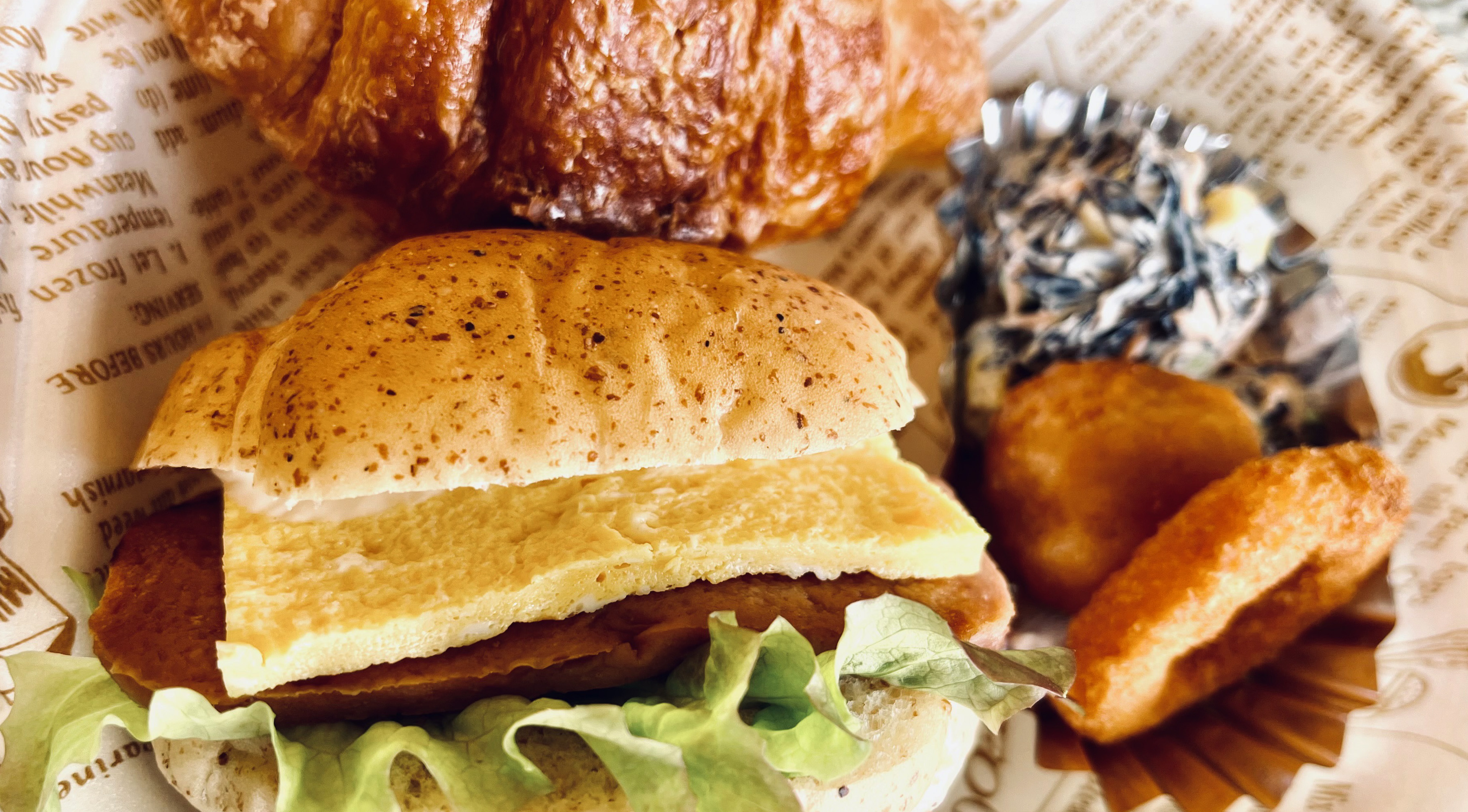 朝食ポーク卵サンド・イメージ