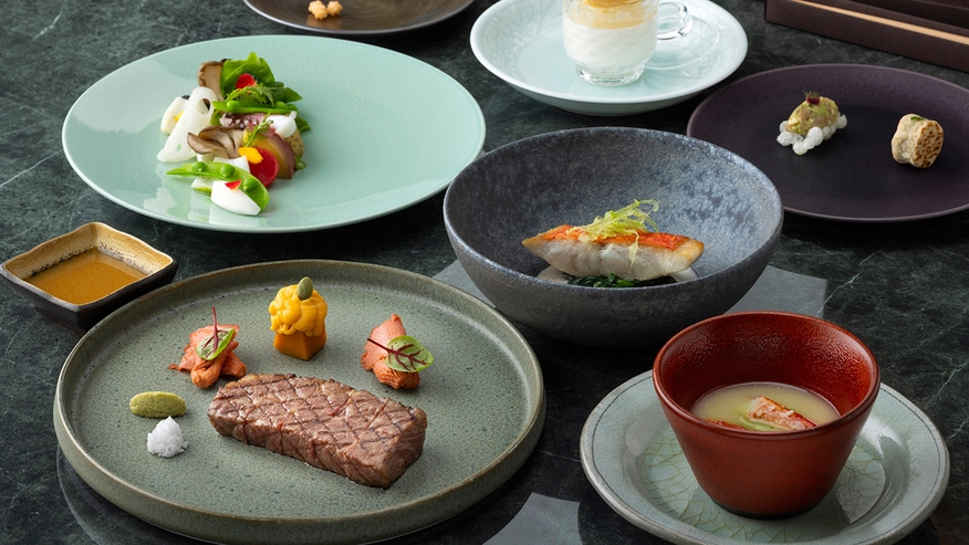 【秋冬SALE】スペシャリテ 〜Next 100〜お箸で食べるフランス料理ディナー/夕朝食付き