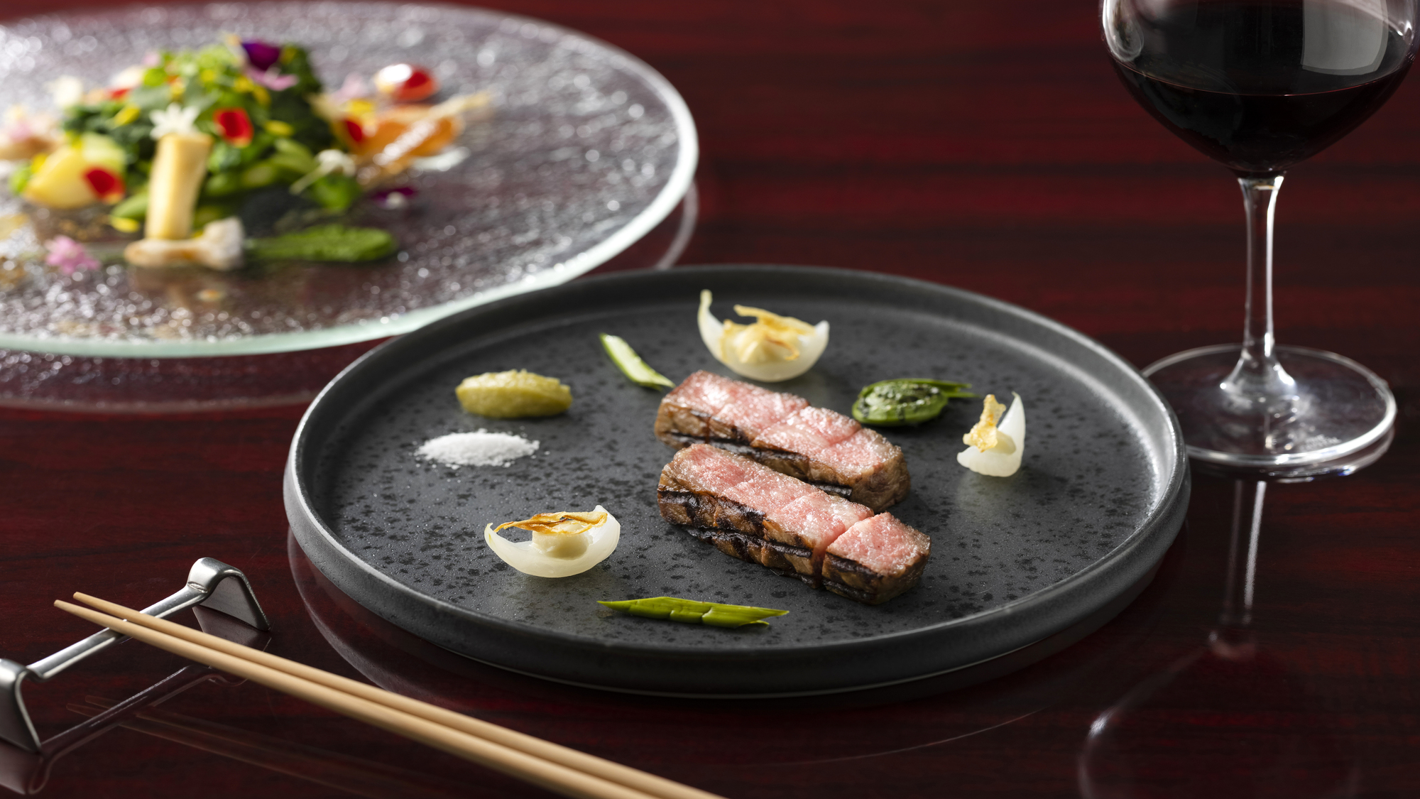 お箸で食べるフランス料理コース「シュイヴァン～Suivant～」イメージ