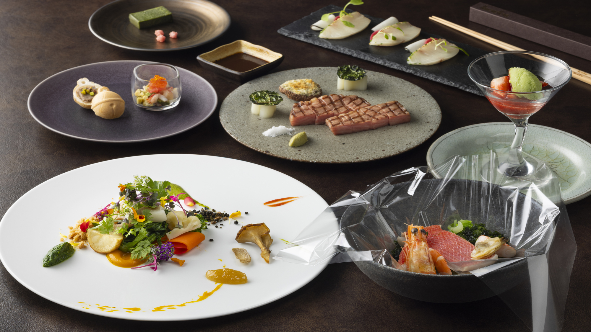 お箸で食べるフランス料理コース「シュイヴァン～Suivant～」イメージ