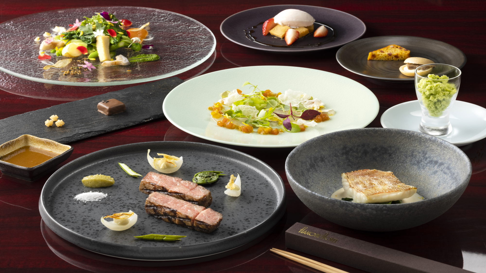 お箸で食べるフランス料理コース「シュイヴァン～Suivant～」イメージ