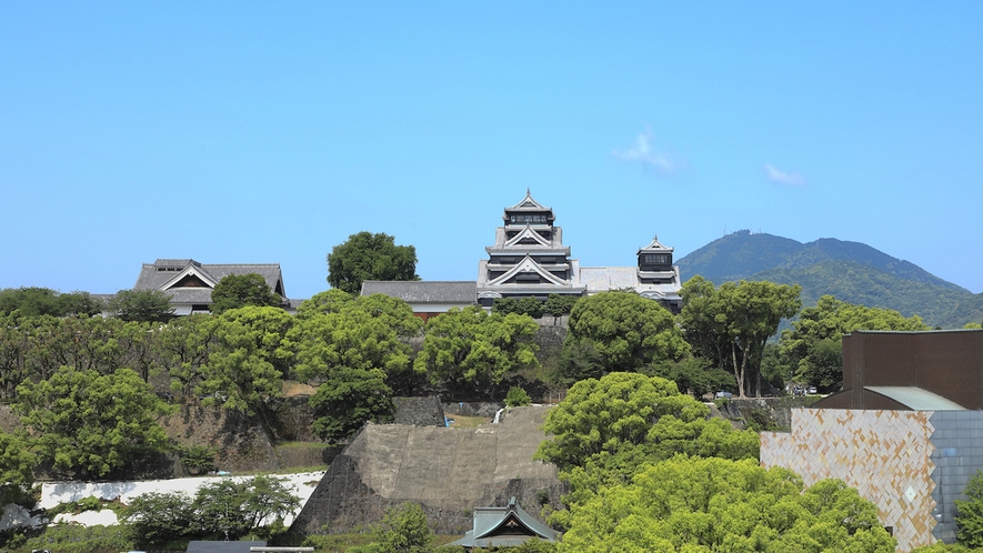 【景観】目の前に熊本城を望める絶好のロケーション！