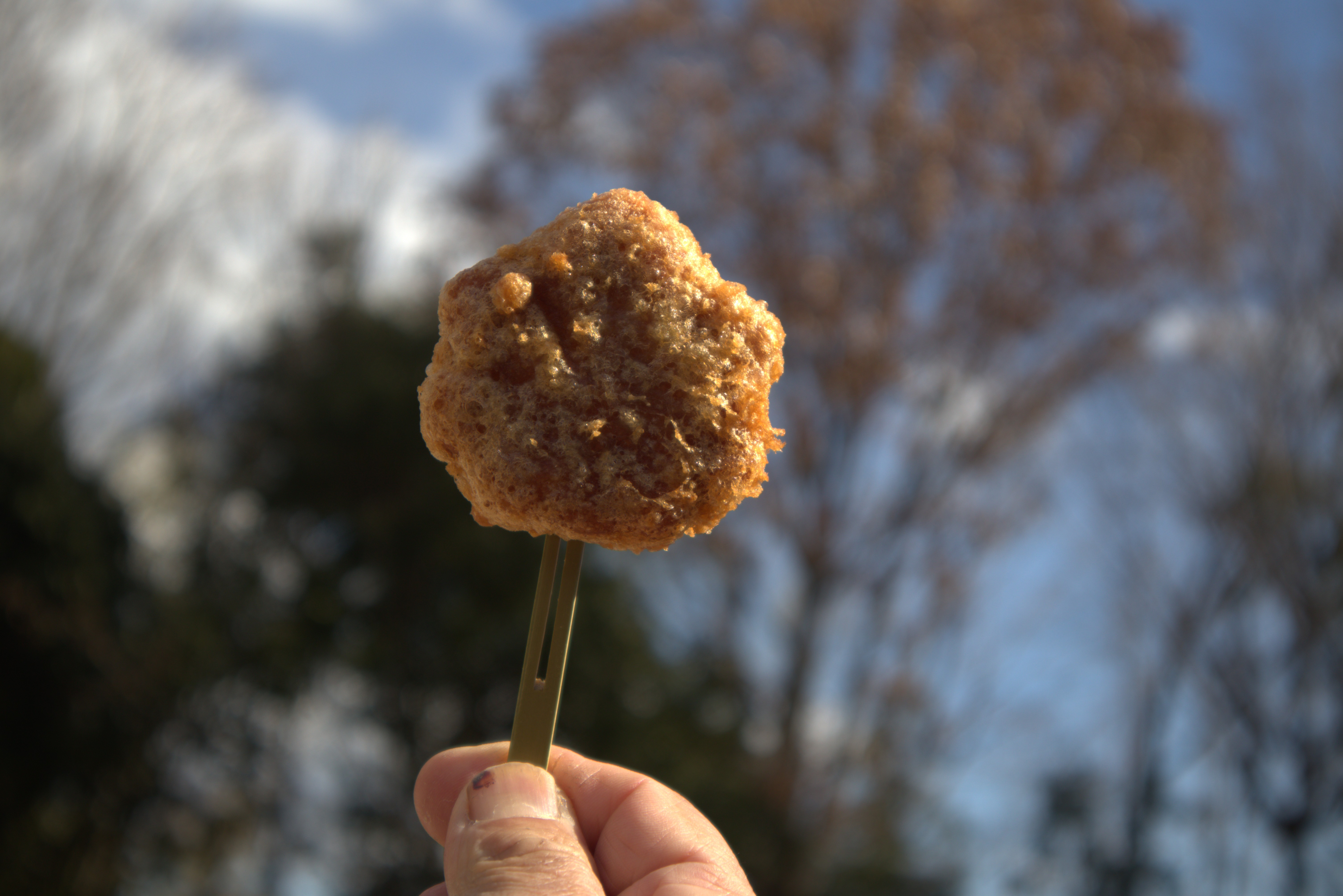 揚げ焼き紅葉饅頭