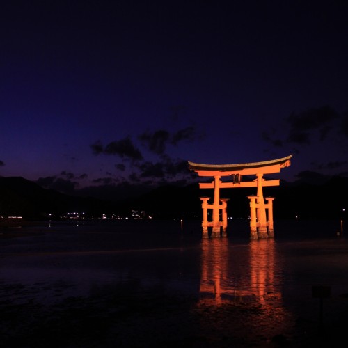 厳島神社　大鳥居（写真提供：広島県）